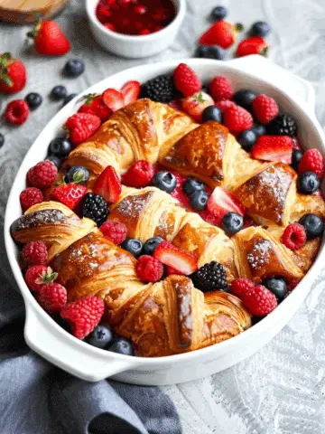 Berry Croissant Bake
