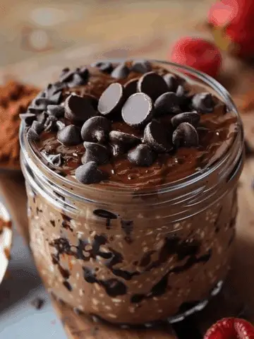 Brownie Batter Overnight Oats