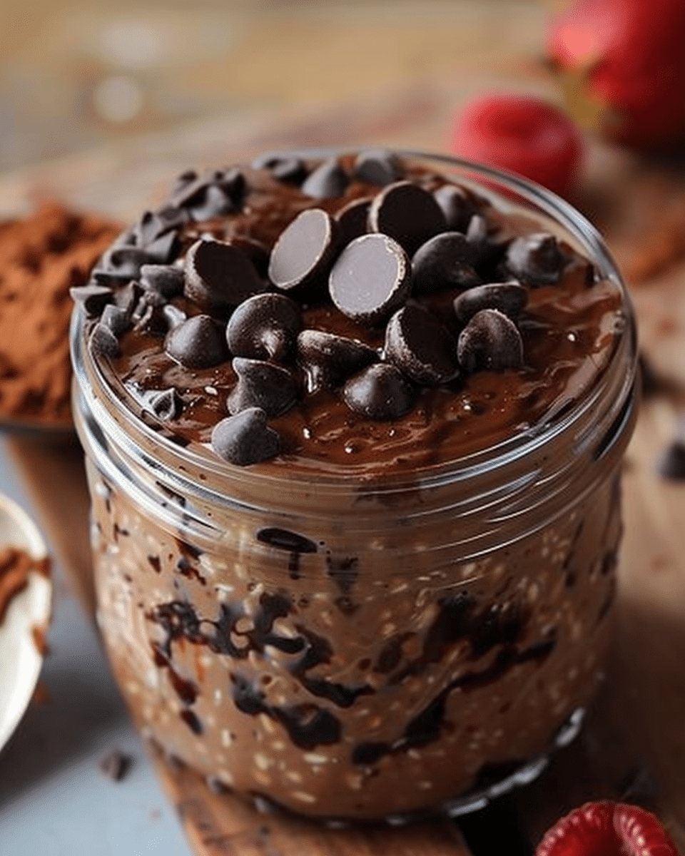 Brownie Batter Overnight Oats