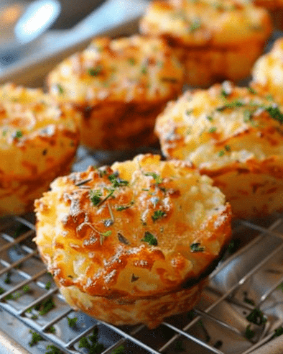 Cheesy Mashed Potato Puffs