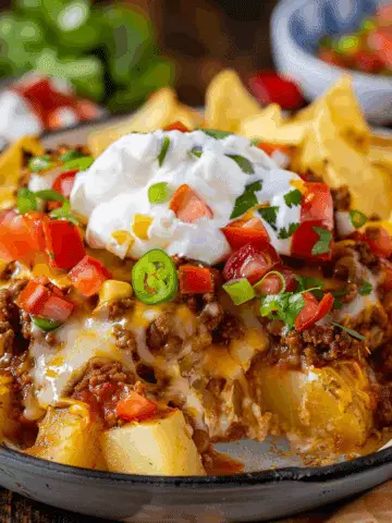 Cheesy Taco Potatoes
