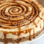 Cinnamon Roll Honeybun Cheesecake