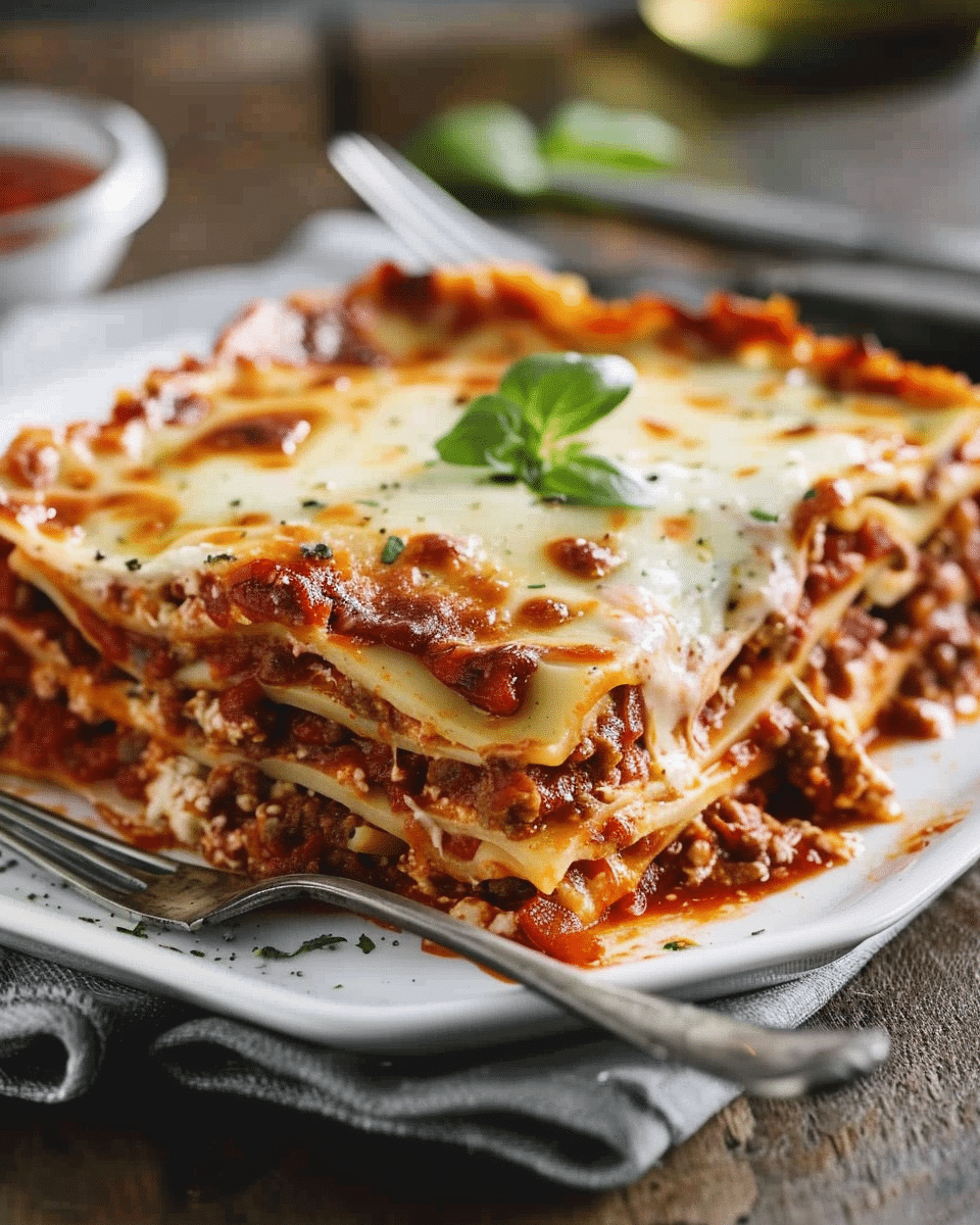 Classic Homemade Lasagna