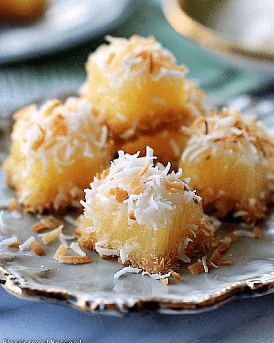 Coconut Pineapple Bites