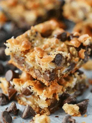 Coconut Toffee Chocolate Chip Cookie Bars