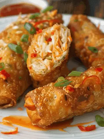 Crab Cake Egg Rolls