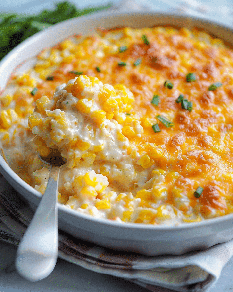 Cream Cheese Corn Casserole
