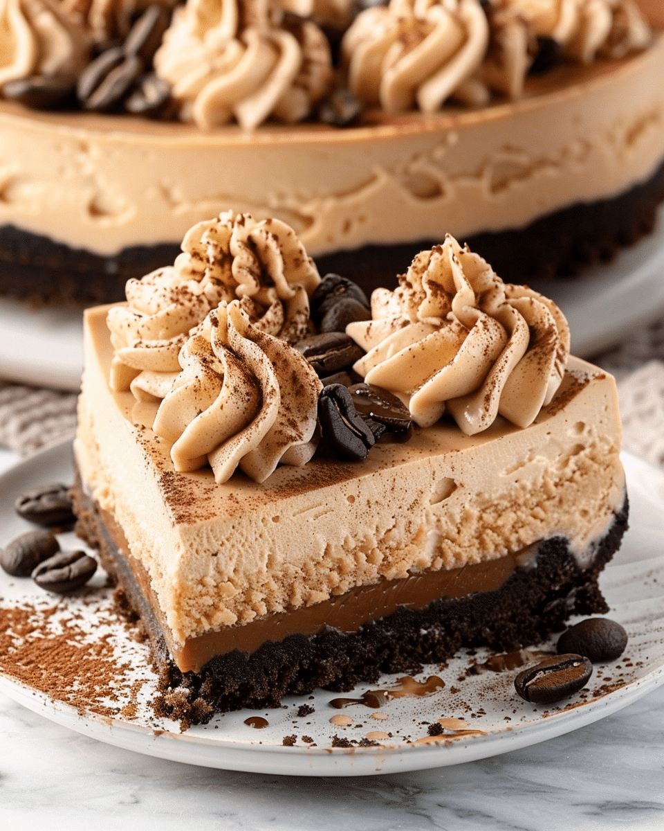 Creamy Coffee Cheesecake
