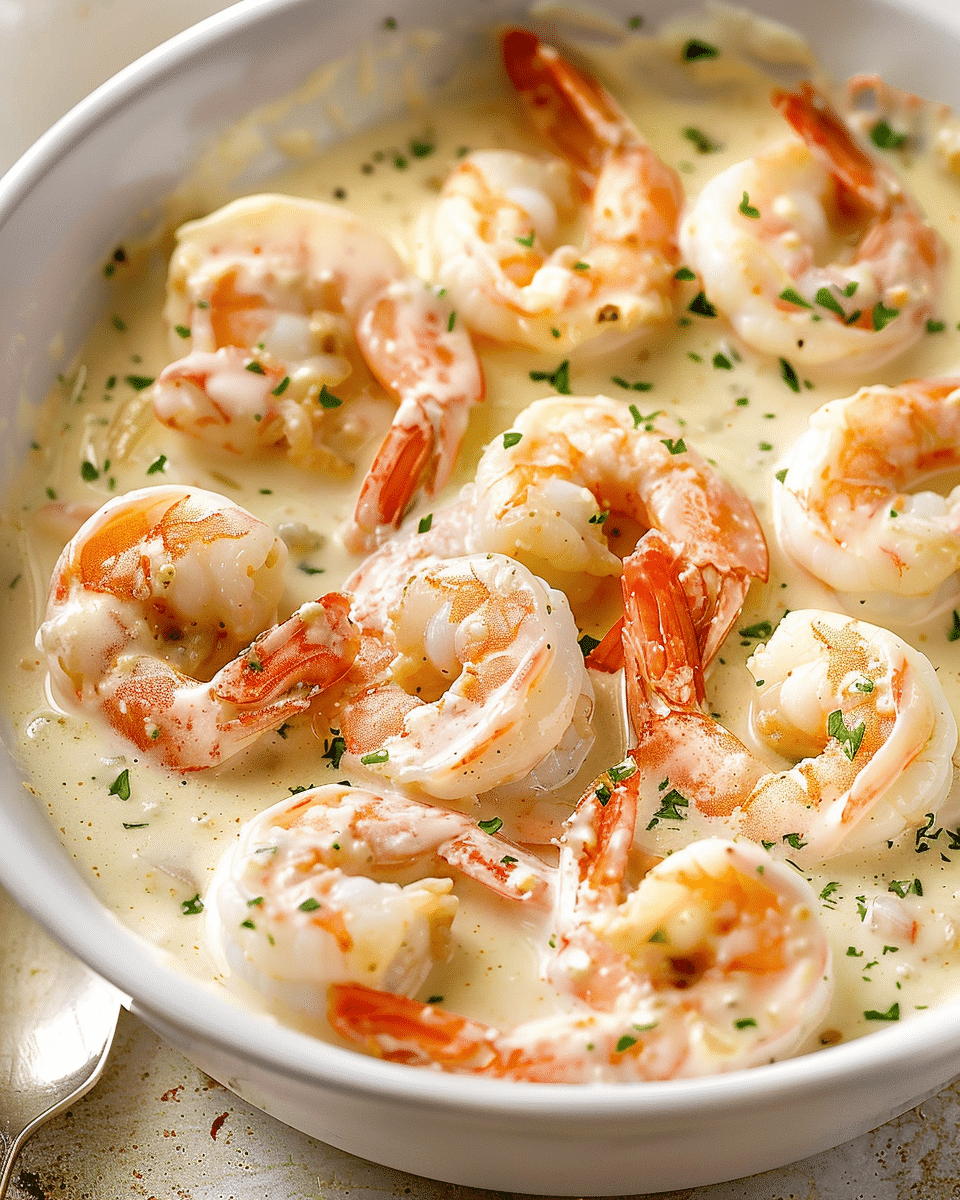 Creamy Garlic Shrimp