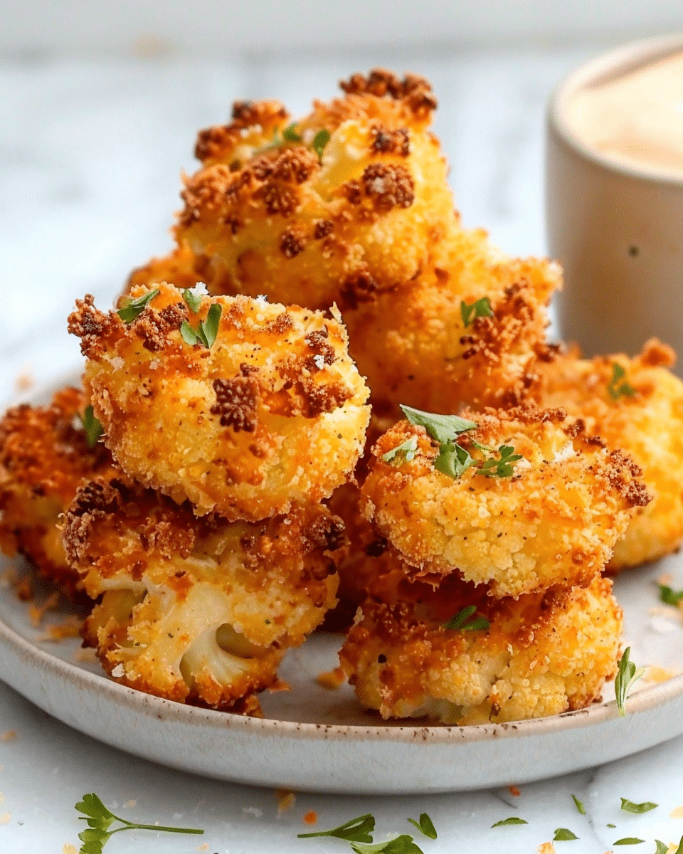 Crispy Baked Cauliflower Bites
