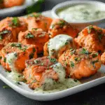 Crispy Salmon Bites with Sauce