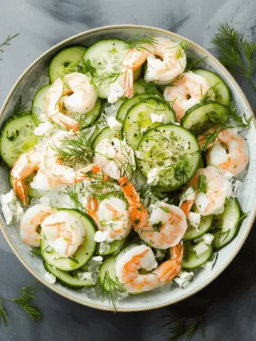Cucumber Shrimp Salad