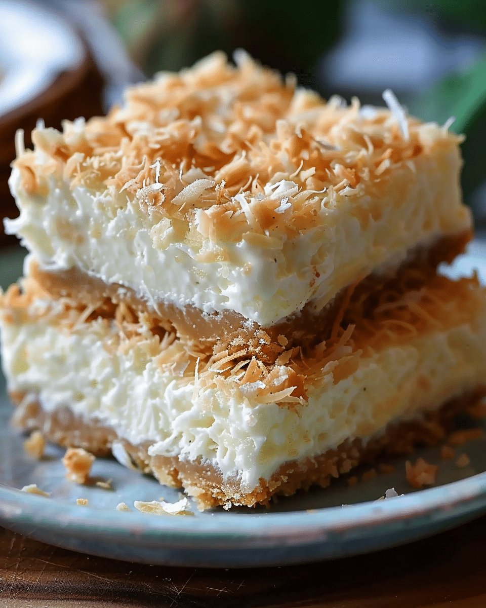 Decadent Coconut Cream Bars