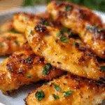 Delicious Air Fryer Honey Butter Garlic Chicken Tenders