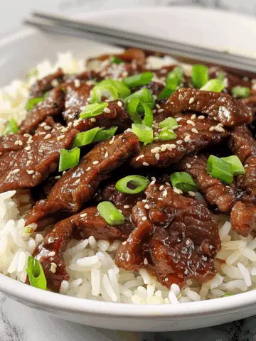 Easy Mongolian Beef (30-Minute Recipe)
