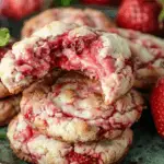 Easy Strawberry Cheesecake Cookies