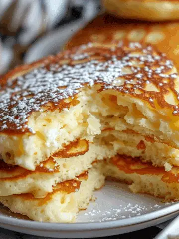 Flourless Cottage Cheese Pancakes