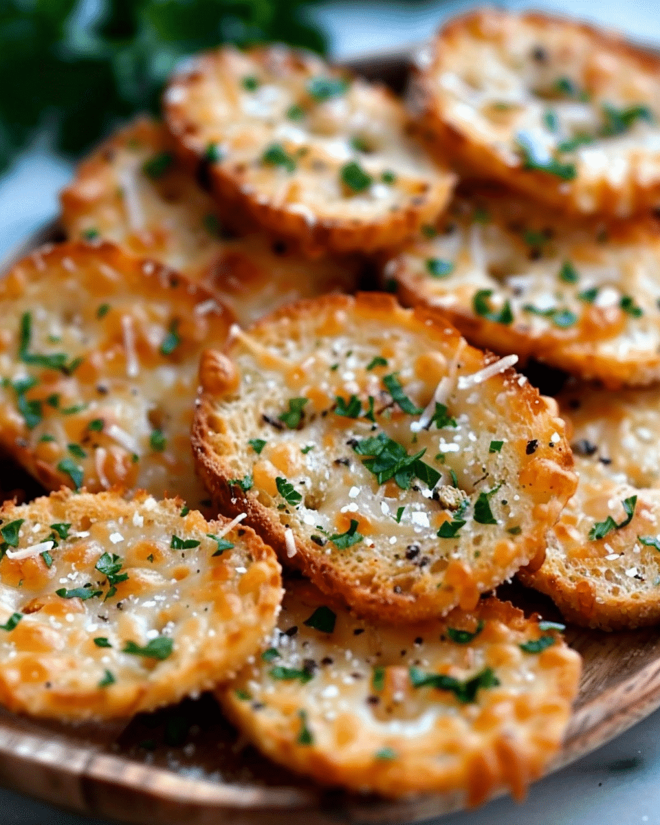 Garlic Bread Ritz Bits