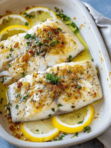 Garlic Butter White Fish