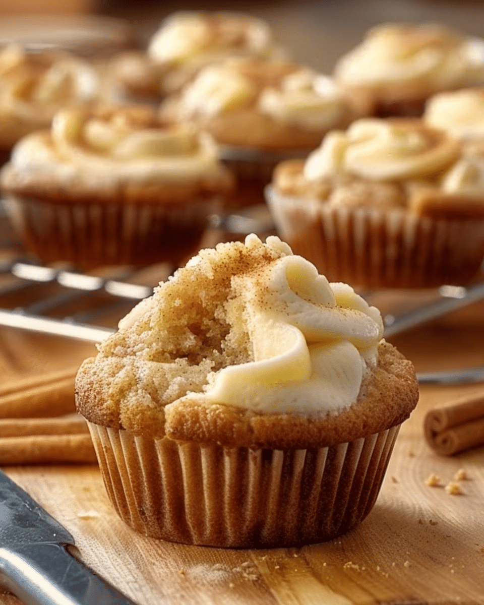 Gooey Cinnamon Cream Cheese Muffins