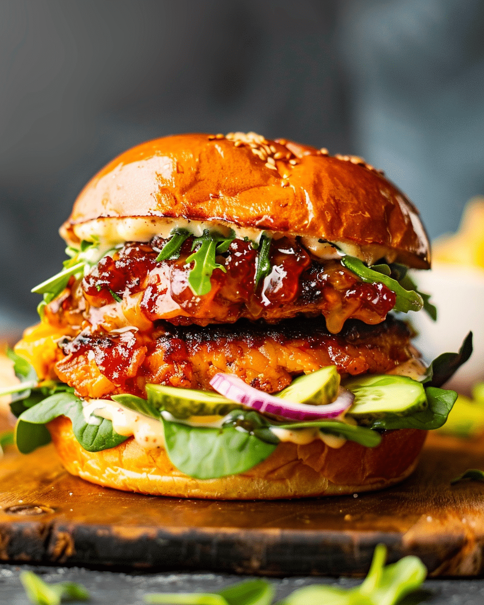 Hot Honey Chicken Burger