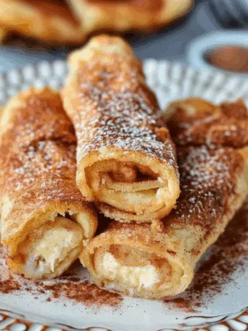 Keto Crispy Cinnamon Cream Cheese Roll Ups