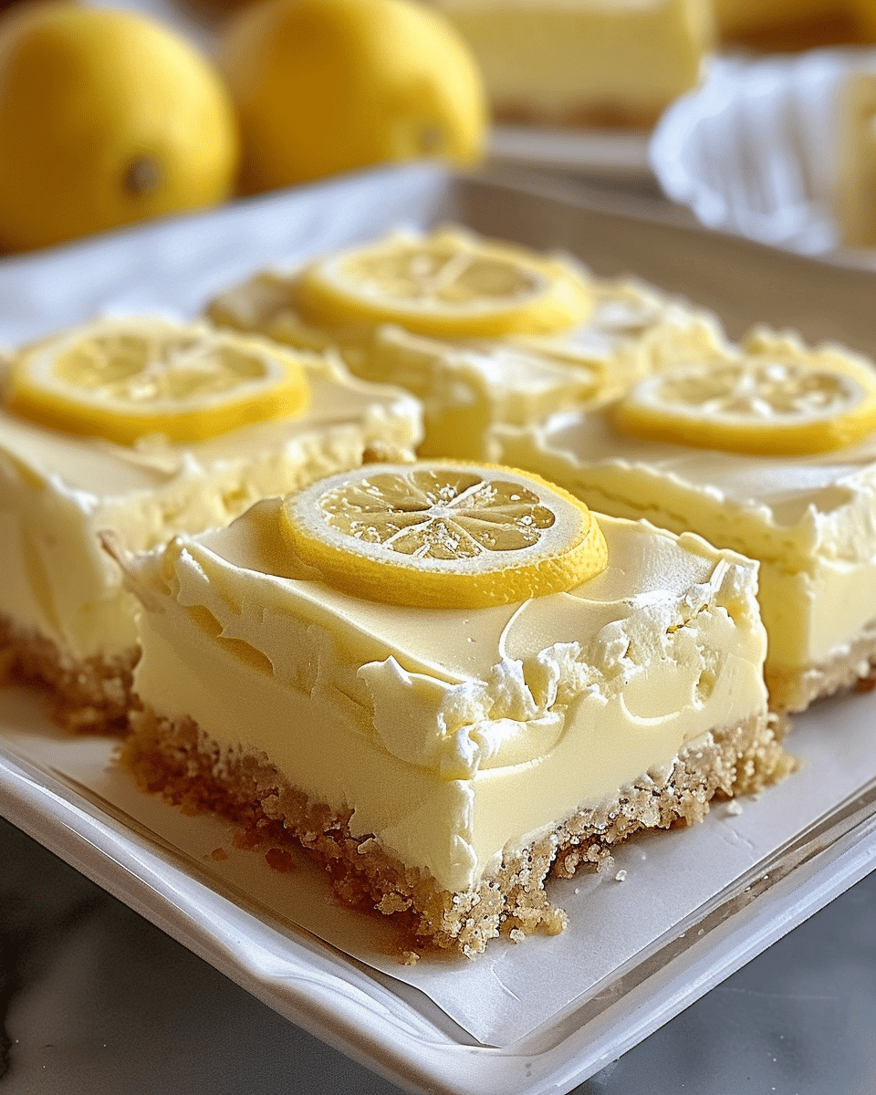 Lemon Cream Cheese Squares