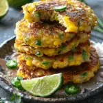 Mexican Corn Cakes with Jalapeño & Lime