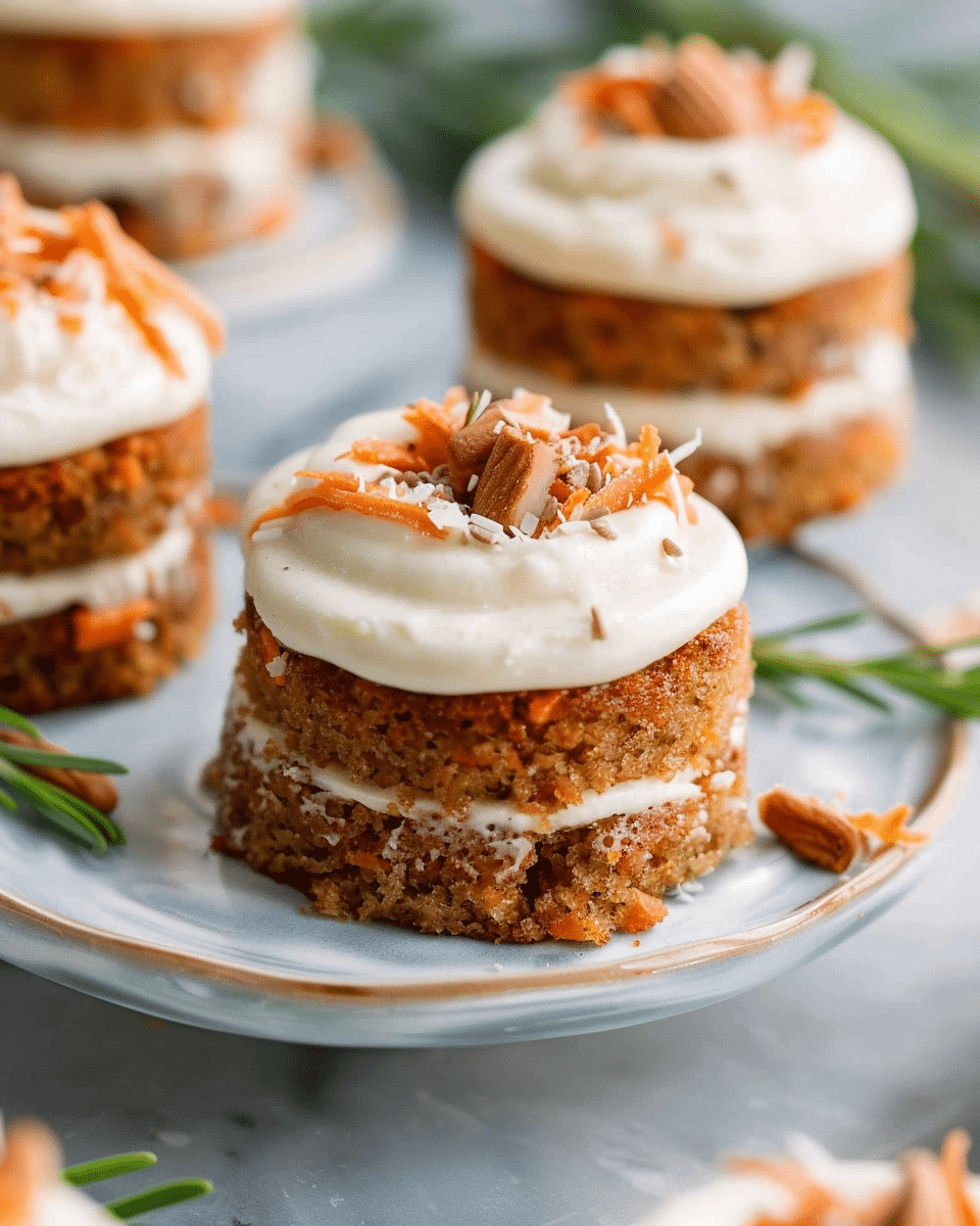 Mini Carrot Cakes