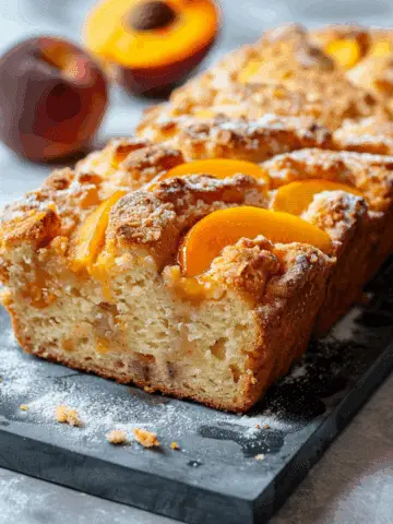 Moist Peach Bread