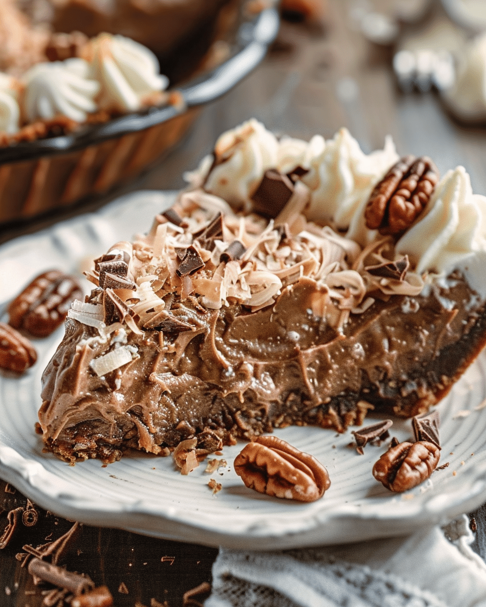 No-Bake German Chocolate Pie