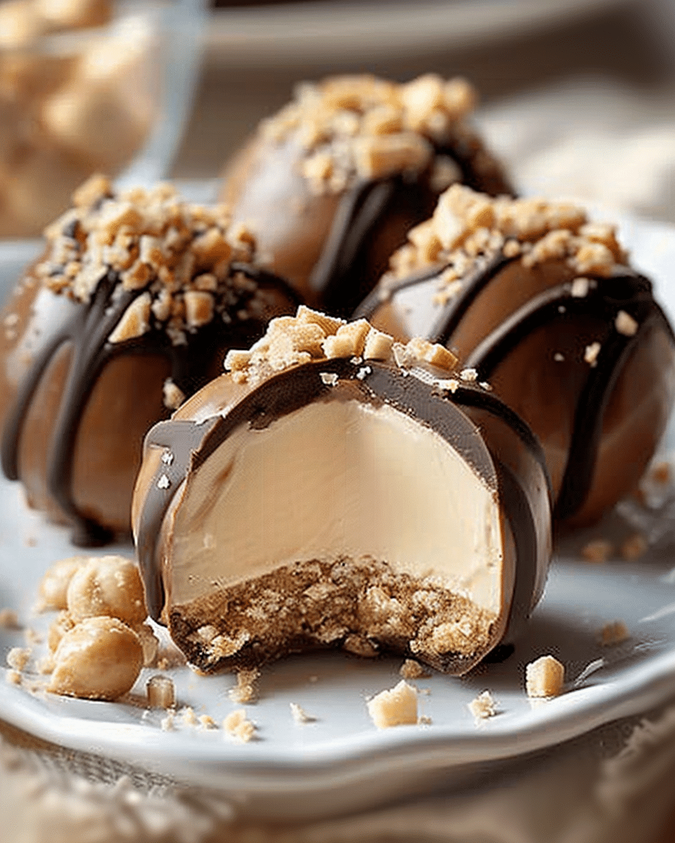 No-Bake Peanut Butter Cheesecake Balls