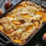 Old-Time Oven Peach Cobbler