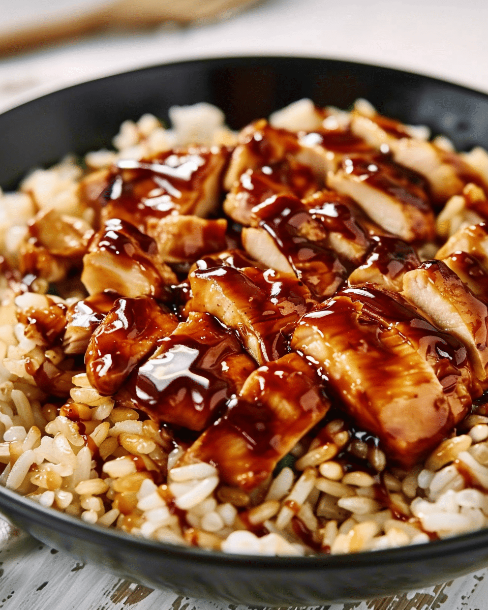 One-Pan Bold Honey BBQ Chicken Rice