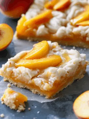 Peach Pie Bars