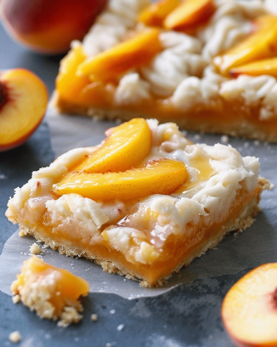 Peach Pie Bars