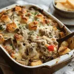 Philly Cheese Steak Casserole