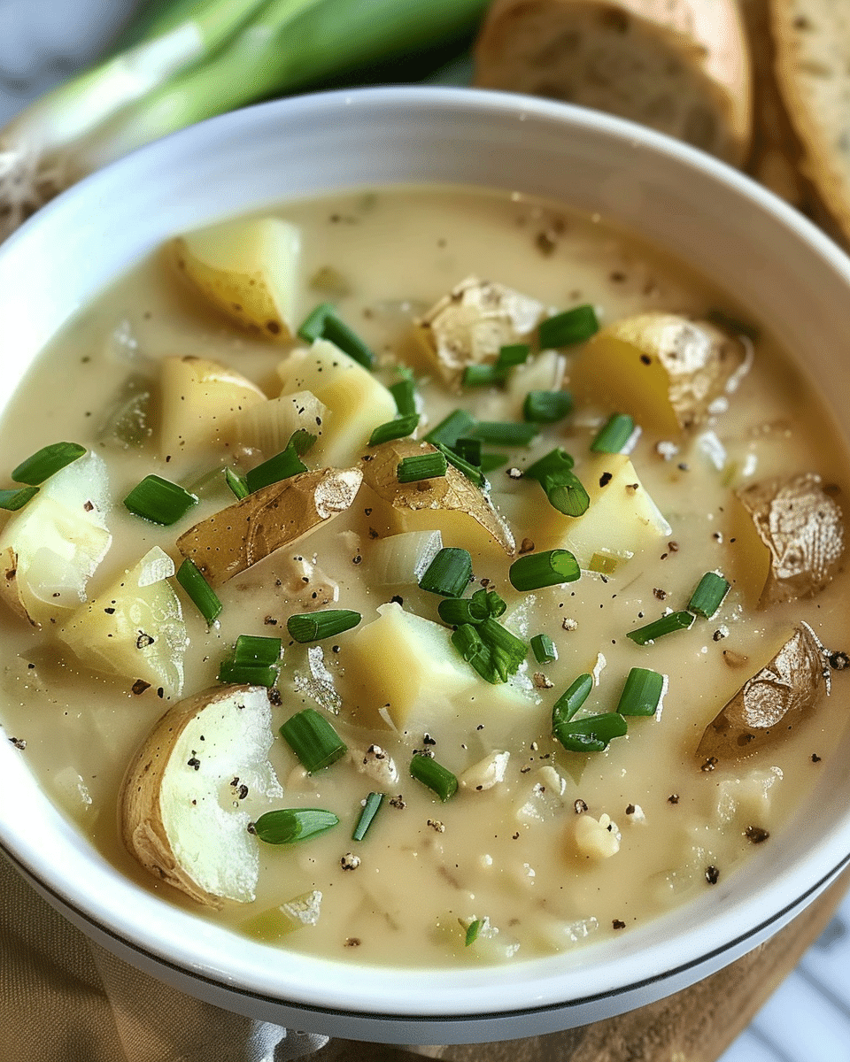 Rustic Potato Leek Soup