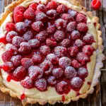 Rustic Raspberry Lemon Cheesecake Tart