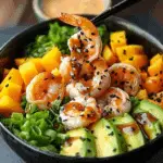 Shrimp Avocado Mango Bowls