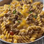 Sloppy Cheeseburger Pasta