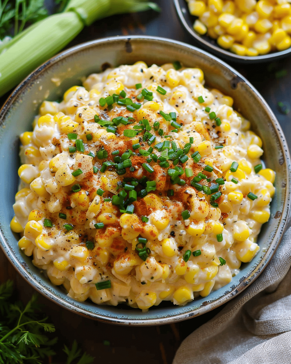 Slow Cooker Cowboy Butter Creamed Corn