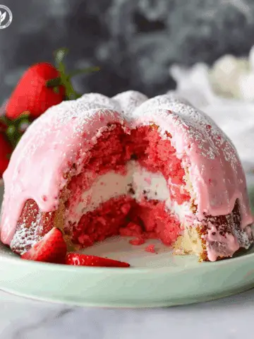 Strawberry Cheesecake Bundt Cake