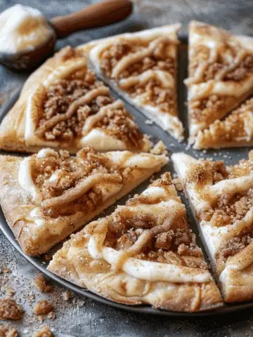 Sweet and Crunchy Cinnamon-Sugar Pizza
