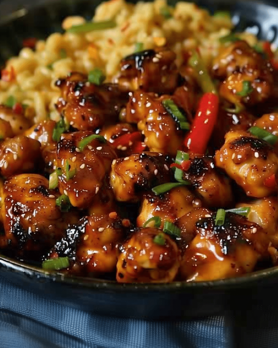 Sweet and Spicy Honey Pepper Chicken