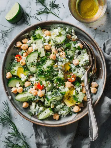 Tzatziki Chickpea Salad