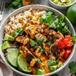 Ultimate Creamy Cilantro Lime Chicken Bowl