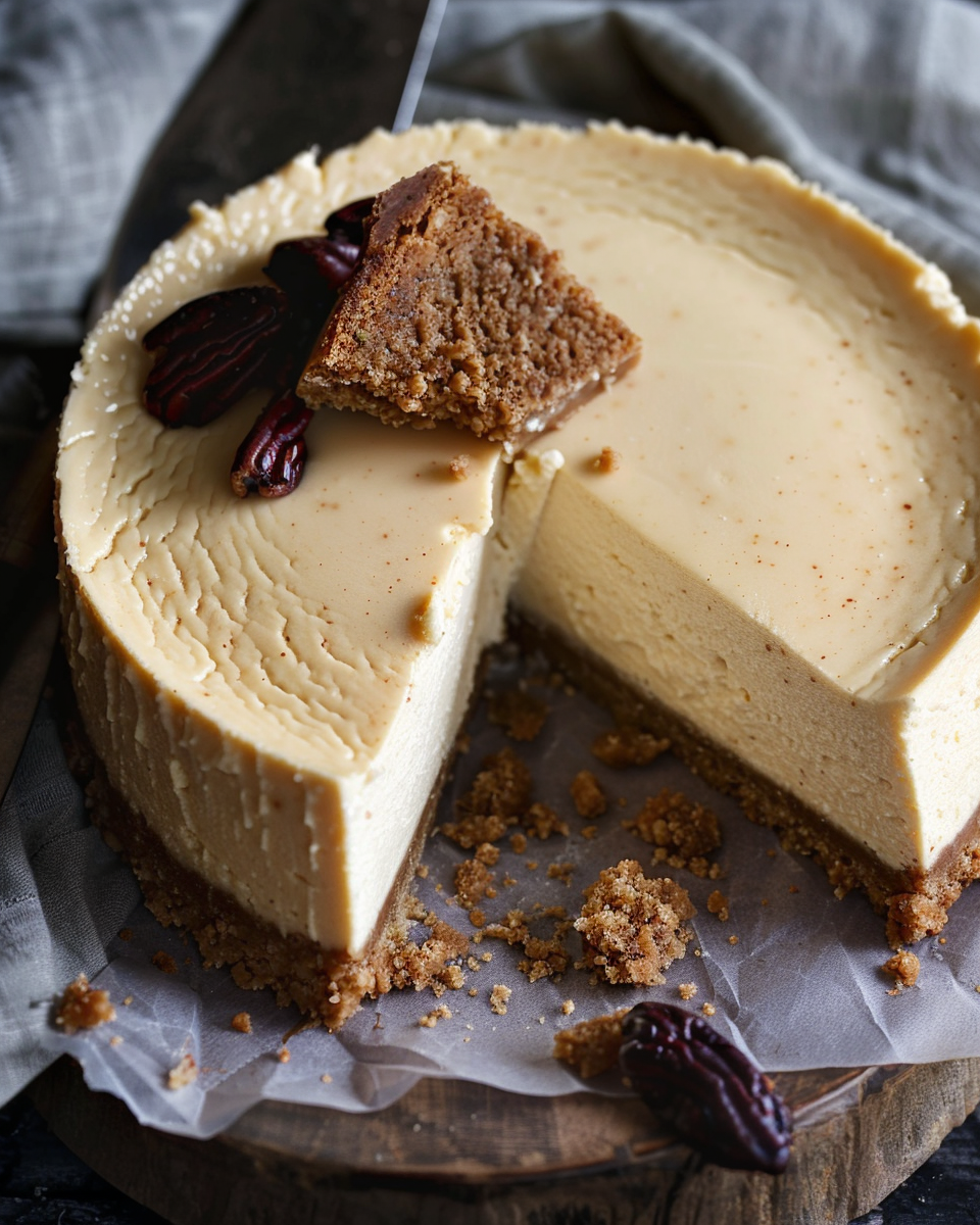 Vanilla Bean Brown Butter Cheesecake