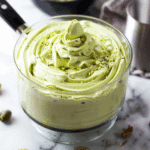 Whipped White Chocolate Pistachio Ganache