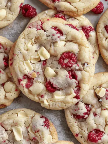 White Chocolate Raspberry Cookies
